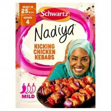 Schwartz x Nadiya Kicking Chicken Kebabs Recipe Mix 25g