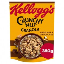 Kelloggs Crunchy Nut Oat Granola Chocolate and Hazelnut 380g