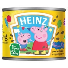 Heinz Peppa Pig Pasta Shapes 205g