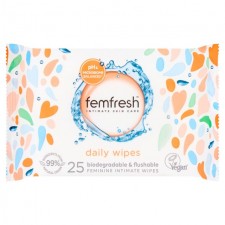 Femfresh Intimate Wipes 25 Pack
