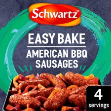 Schwartz Tray Bake American BBQ Sausages Recipe Mix 30g