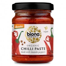 Biona Organic Hot Chilli Paste Demeter 125g