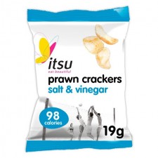 Itsu Salt and Vinegar Prawn Crackers 19g