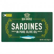 Sea Castle Sardines Boneless In Olive Oil 125g