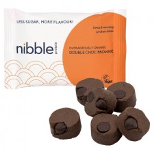 Nibble Protein Outrageously Orange Double Choc Brownie Bites 36g