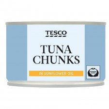 Tesco Tuna Chunks In Sunflower Oil 400G