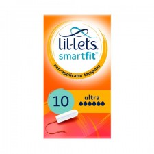 Lillets Non Applicator Ultra Tampons 10 per pack 