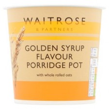 Waitrose Golden Syrup Porridge Pot 70g