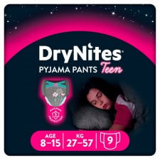 Huggies DryNites Pyjama Pants 9 Pack 8-15 years