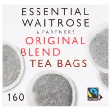 Waitrose Essential Original Blend Round Teabags 160