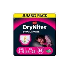 Huggies DryNites Pyjama Pants Jumbo Packs 16 per pack 3-5 Years
