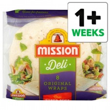 Mission Deli Original Tortilla Wraps 8 Pack