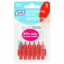 TePe Red Interdental Brush 0.5mm 6 Pack