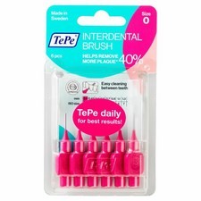 TePe Pink Interdental Brush 0.4mm 6 Pack
