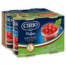 Cirio Chopped Tomatoes 4 x 400g