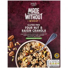 Marks and Spencer Made Without Four Nut and Raisin Granola 360g