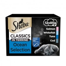 Sheba Terrine Fusion Fish Selection 12 x 85g