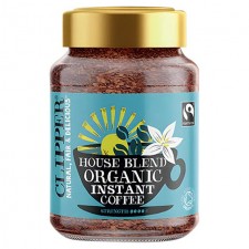 Clipper Fairtrade Organic Instant Medium Roast Arabica Coffee 200g