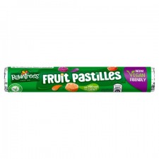 Rowntrees Vegan Fruit Pastilles 50g Single Roll