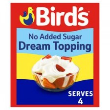 Birds No Added Sugar Dream Topping 33g 
