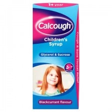 Calcough Childrens Blackcurrant Cough Syrup 125ml