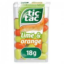 Tic Tac Lime and Orange 18g