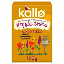 Kallo Veggie Thins Mixed Seeds 100g