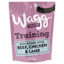 Wagg Training Treats with Chicken Beef And Lamb 125g