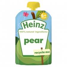 Heinz By Nature Pear Puree Pouch 100g