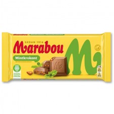 Marabou Swedish Milk Chocolate with Mint Crisp 200g