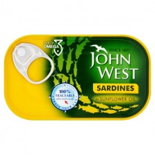 John West Sardines in Sunflower Oil 120g