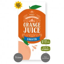 Marks and Spencer Smooth Orange Juice 1L Carton