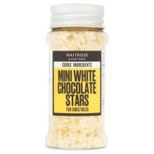 Waitrose White Chocolate Stars 41g