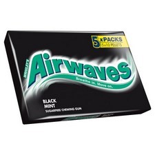 Wrigleys Airwaves Blackmint 5 Pack