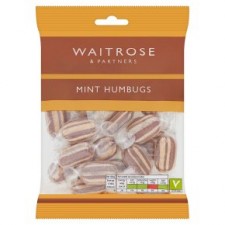Waitrose Mint Humbugs 200g