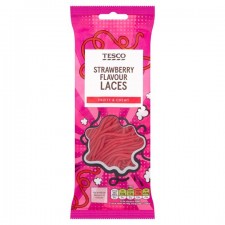 Tesco Strawberry Laces 75g