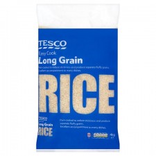 Tesco Easy Cook Long Grain Rice 4KG