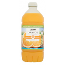 Tesco Quadruple Strength Orange Squash No Added Sugar 750ml