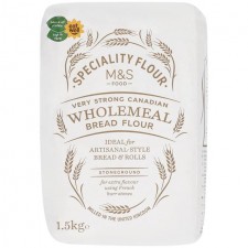 Marks and Spencer Canadian Very Strong Stoneground Wholemeal Bread Flour 1.5kg