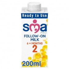 SMA Pro Stage 2 Follow On Milk 6 Mth Plus 200ml