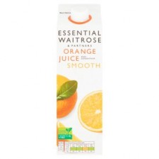 Waitrose Essential Smooth Orange Juice 1L Carton