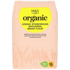 Marks and Spencer Organic Strong Stoneground Wholemeal Bread Flour 1.5kg