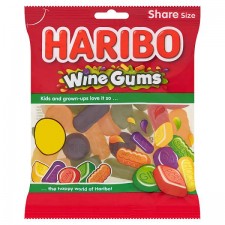 Retail Pack Haribo Wine Gums 12x140g