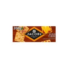 Jacobs High Fibre Cream Crackers 200g