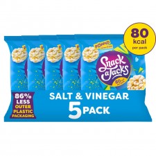 Snack a Jacks Salt and Vinegar Multipack Rice Cakes 5 x 19g