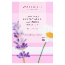 Waitrose Lovelife Camomile Limeflower and Lavender 20 Teabags