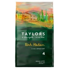 Taylors Rich Italian Ground Coffee 454g