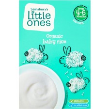 Sainsburys Little Ones Organic Baby Rice 4mth+ 100g