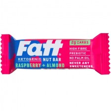 Fatt Raspberry and Almond Ketogenic Nut Bar 30g