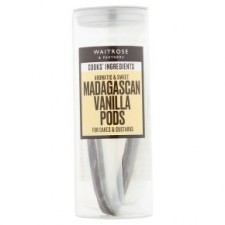 Waitrose Cooks Ingredients Vanilla Pods 2 per pack